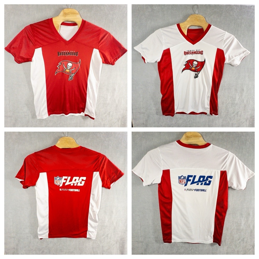 NFL Flag Football‎ Tampa Bay Buccaneers Jersey Small Reversible *Read*